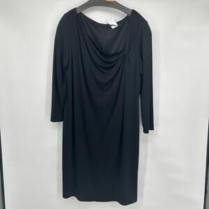 Women's David Meister Black 3/4 Sleeve Dress Size 20 2X